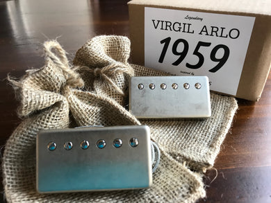 1959 P.A.F. Original Virgil Arlo White Label Humbuckers.